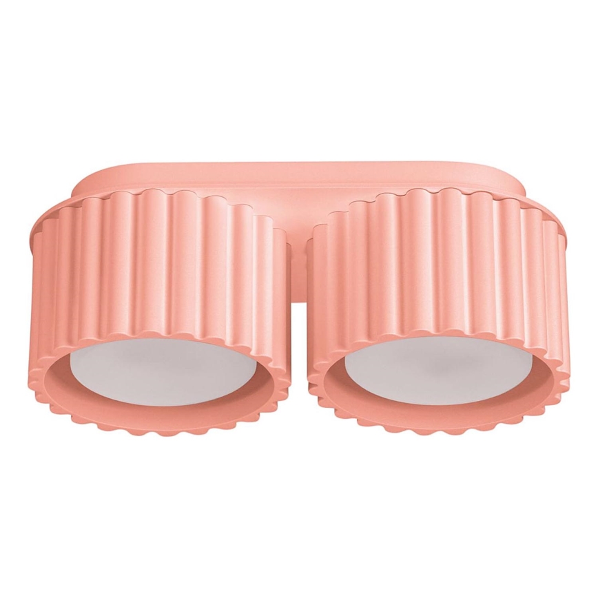 Bodové svietidlo AURA 2xGX53/10W/230V ružová