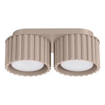 Bodové svietidlo AURA 2xGX53/10W/230V šedohnedé