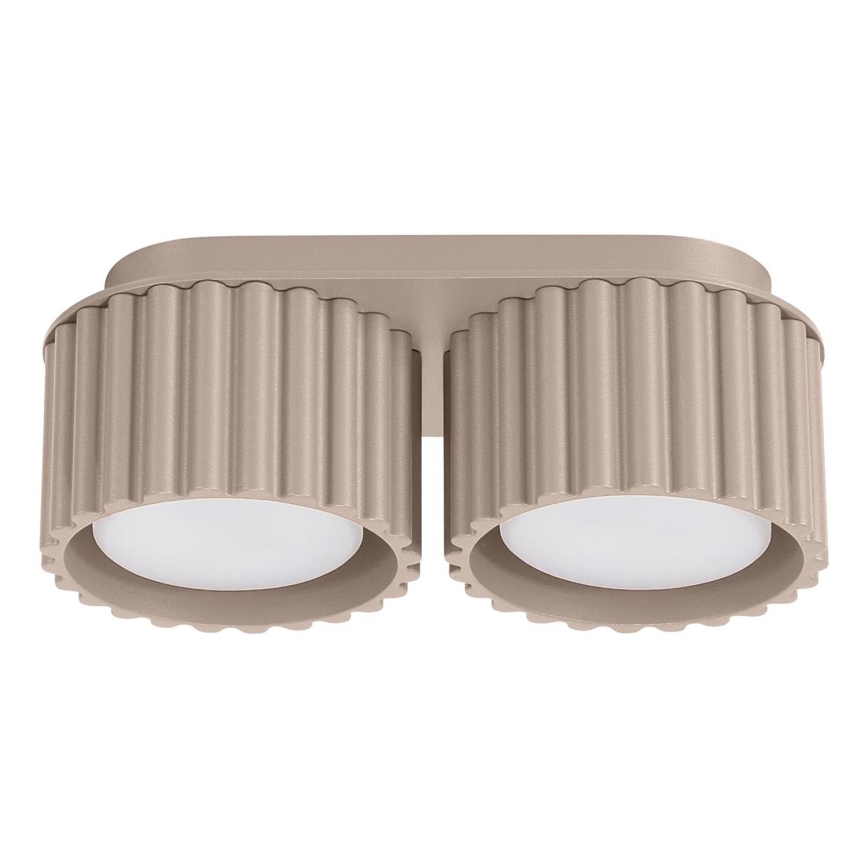 Bodové svietidlo AURA 2xGX53/10W/230V šedohnedé