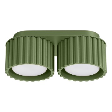 Bodové svietidlo AURA 2xGX53/10W/230V zelené