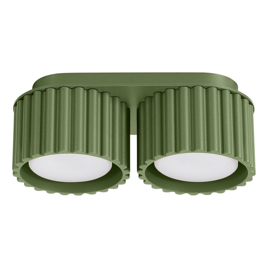 Bodové svietidlo AURA 2xGX53/10W/230V zelené