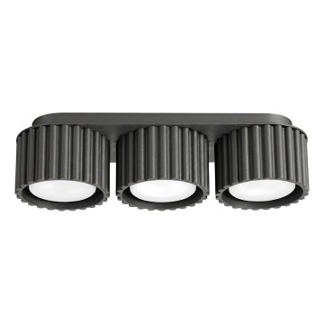 Bodové svietidlo AURA 3xGX53/10W/230V čierna