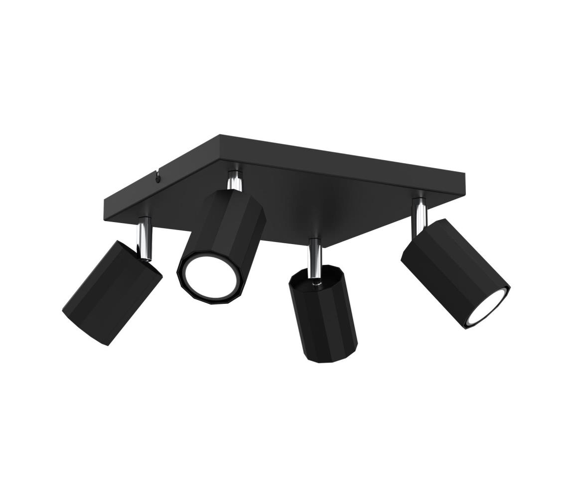 Bodové svietidlo BELLO 4xGU10/8W/230V čierna