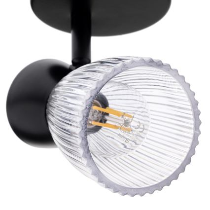 Bodové svietidlo BEST 1xE14/40W/230V čierna