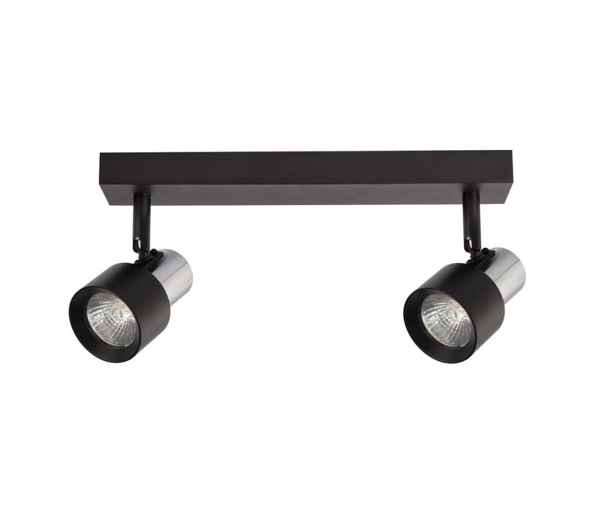 Bodové svietidlo CINO 2xGU10/8W/230V čierna