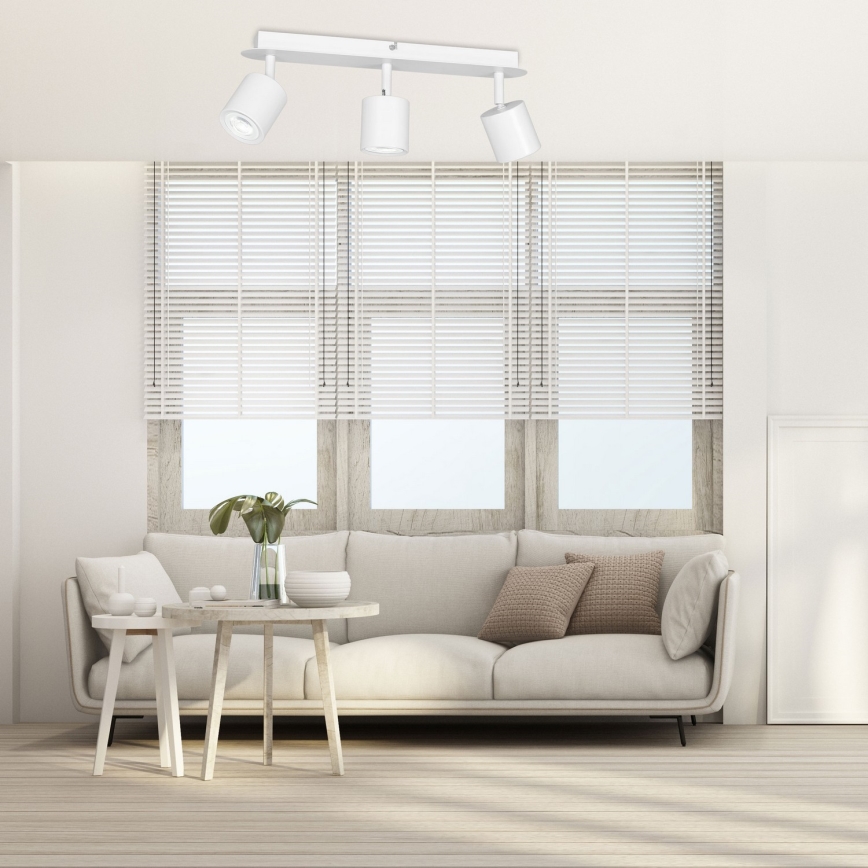 Bodové svietidlo DEMIA 3xGU10/8W/230V biela