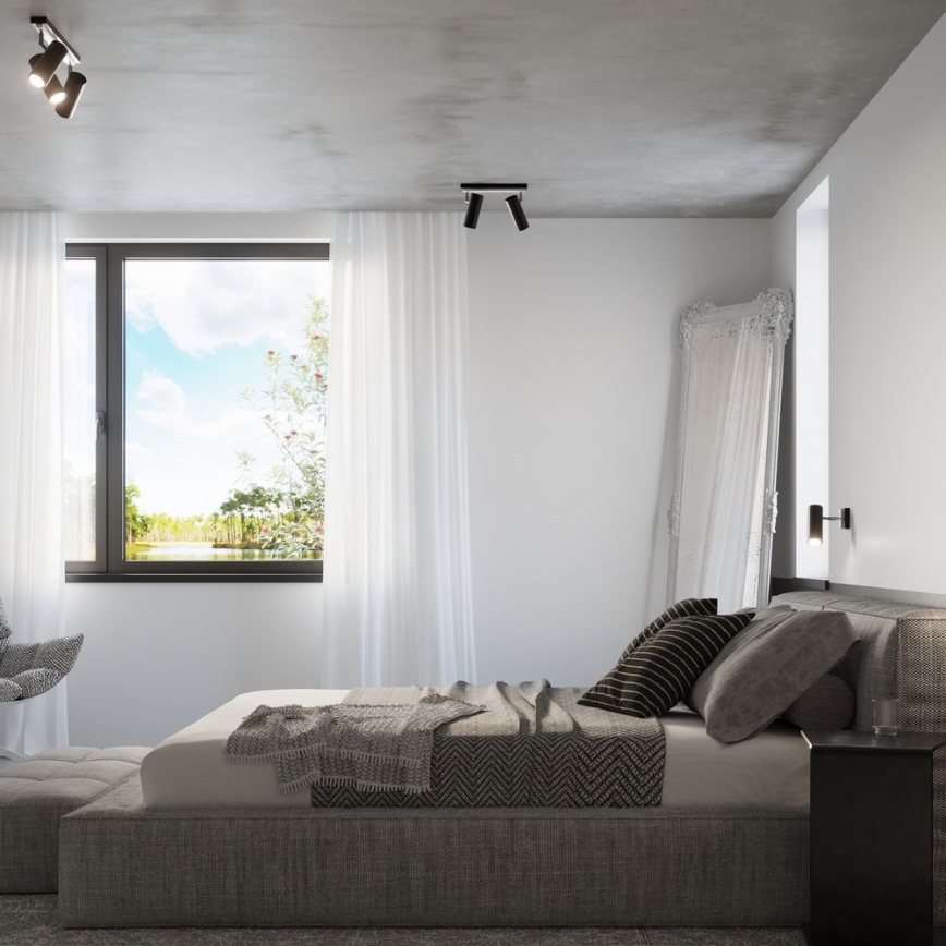 Sollux SL.0501 - Bodové svietidlo DIREZIONE 3 3xGU10/40W/230V