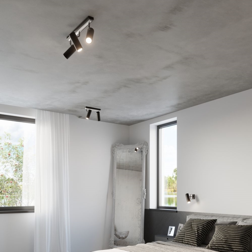 Sollux SL.0501 - Bodové svietidlo DIREZIONE 3 3xGU10/40W/230V