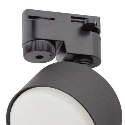 Bodové svietidlo do 1-fázového lištového systému AVIA 1xGX53/15W/230V čierna