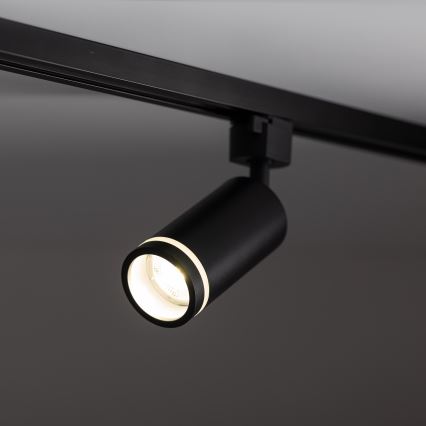 Bodové svietidlo do 1-fázového lištového systému JET RING 1xGU10/10W/230V čierna