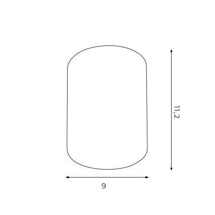 Bodové svietidlo DOWNLIGHT ROUND 1xE27/60W/230V 110x88mm