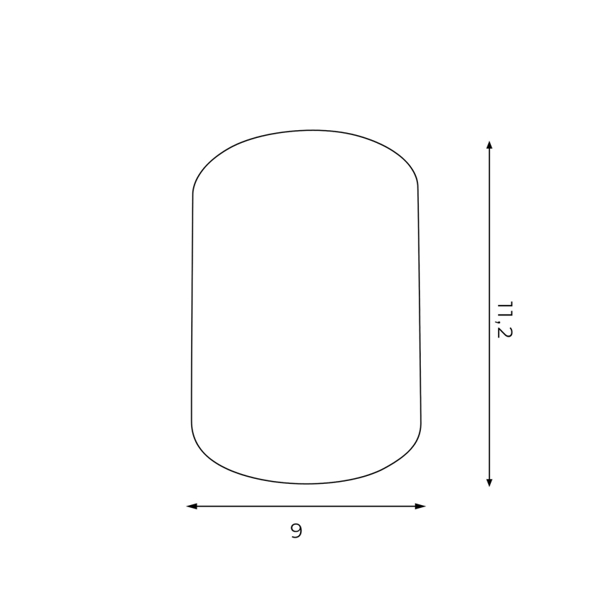 Bodové svietidlo DOWNLIGHT ROUND 1xE27/60W/230V 110x88mm