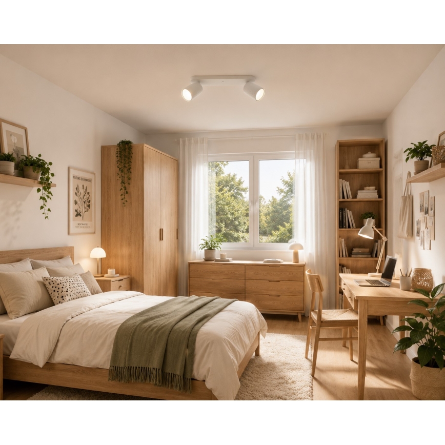 Bodové svietidlo FAMA 2xGU10/30W/230V biela