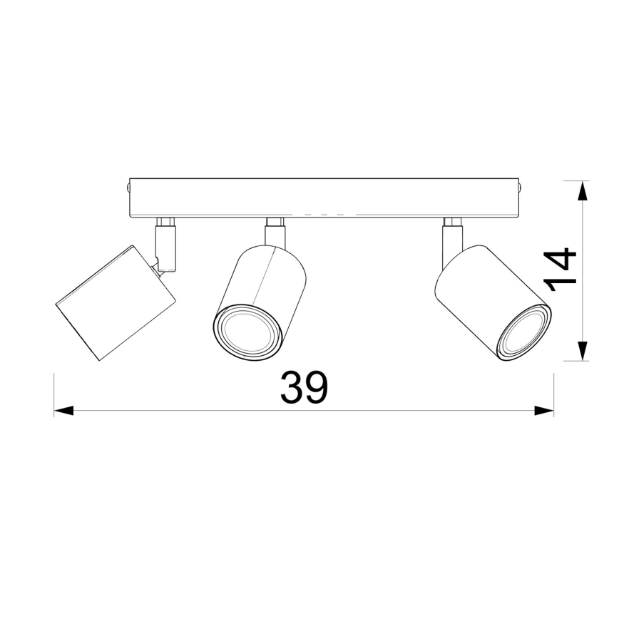 Bodové svietidlo FUN 5xGU10/8W/230V ružové