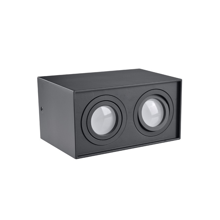 Bodové svietidlo HADAR Q2 2xGU10/10W/230V čierna