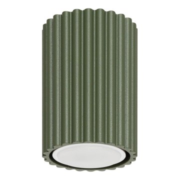 Bodové svietidlo KARBON 1xGU10/10W/230V 10 cm zelená
