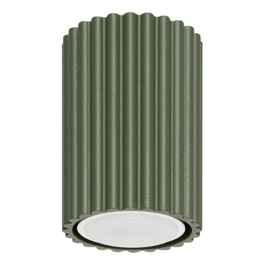 Bodové svietidlo KARBON 1xGU10/10W/230V 10 cm zelená
