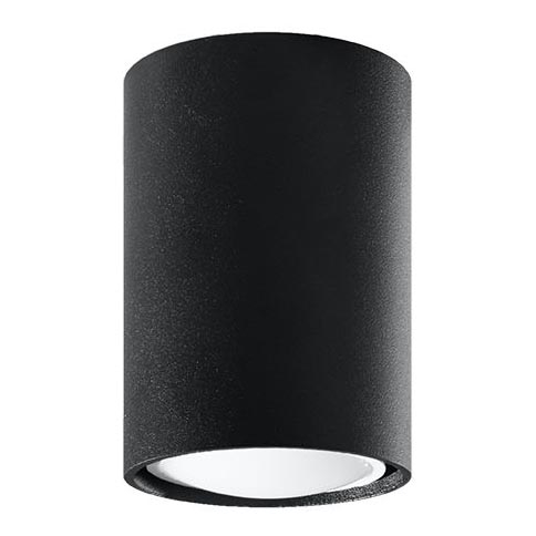 Bodové svietidlo LAGOS 1xGU10/10W/230V 10 cm čierna