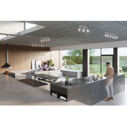 Sollux SL.0096 - Stropné svietidlo MERIDA 2 2xGU10/40W/230V biela