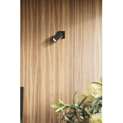 Sollux SL.0100 - Stropné svietidlo MERIDA 2 2xGU10/40W/230V čierna