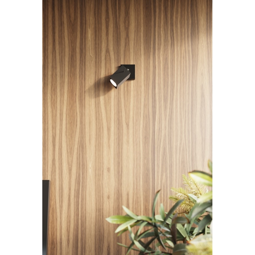 Sollux SL.0100 - Stropné svietidlo MERIDA 2 2xGU10/40W/230V čierna