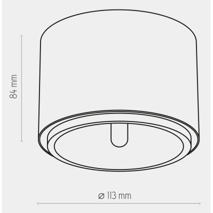 Bodové svietidlo MORIS 1xAR111 GU10/50W/230V zlatá