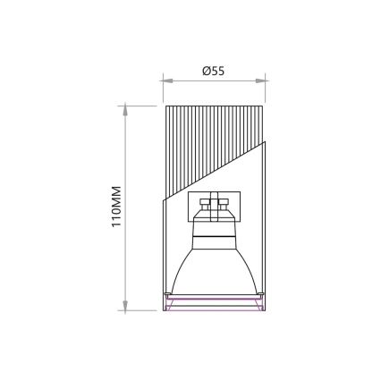 Bodové svietidlo NEO 1xGU10/8W/230V biela