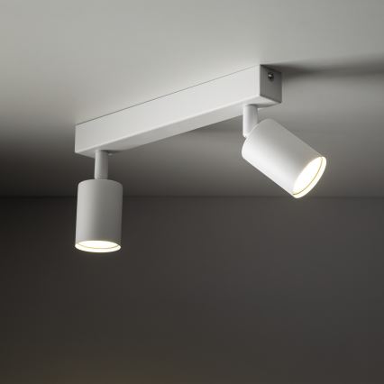 Bodové svietidlo NEX 2xGU10/10W/230V biela