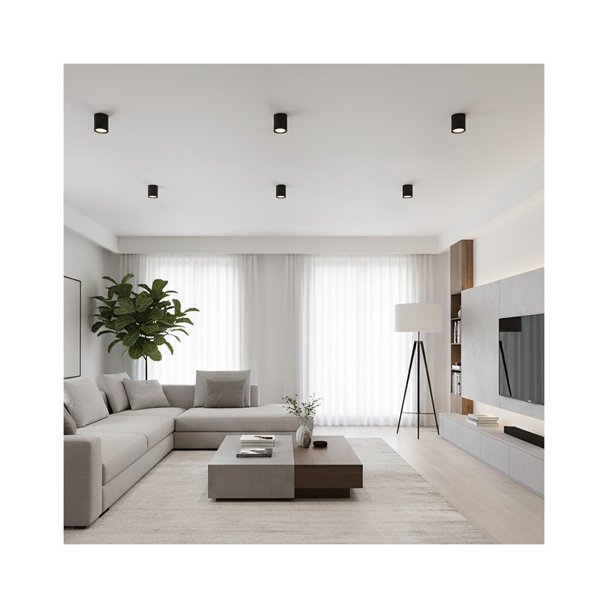 Bodové svietidlo OH12 1xGX53/35W/230V 9,6 cm čierne