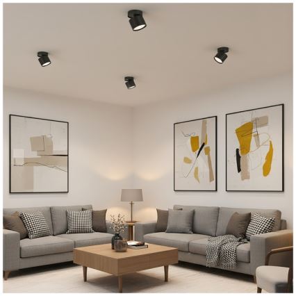 Bodové svietidlo OH12F 1xGX53/35W/230V 8,5 cm čierna