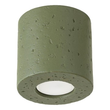 Bodové svietidlo ORBIS 1xGU10/10W/230V betón/zelená