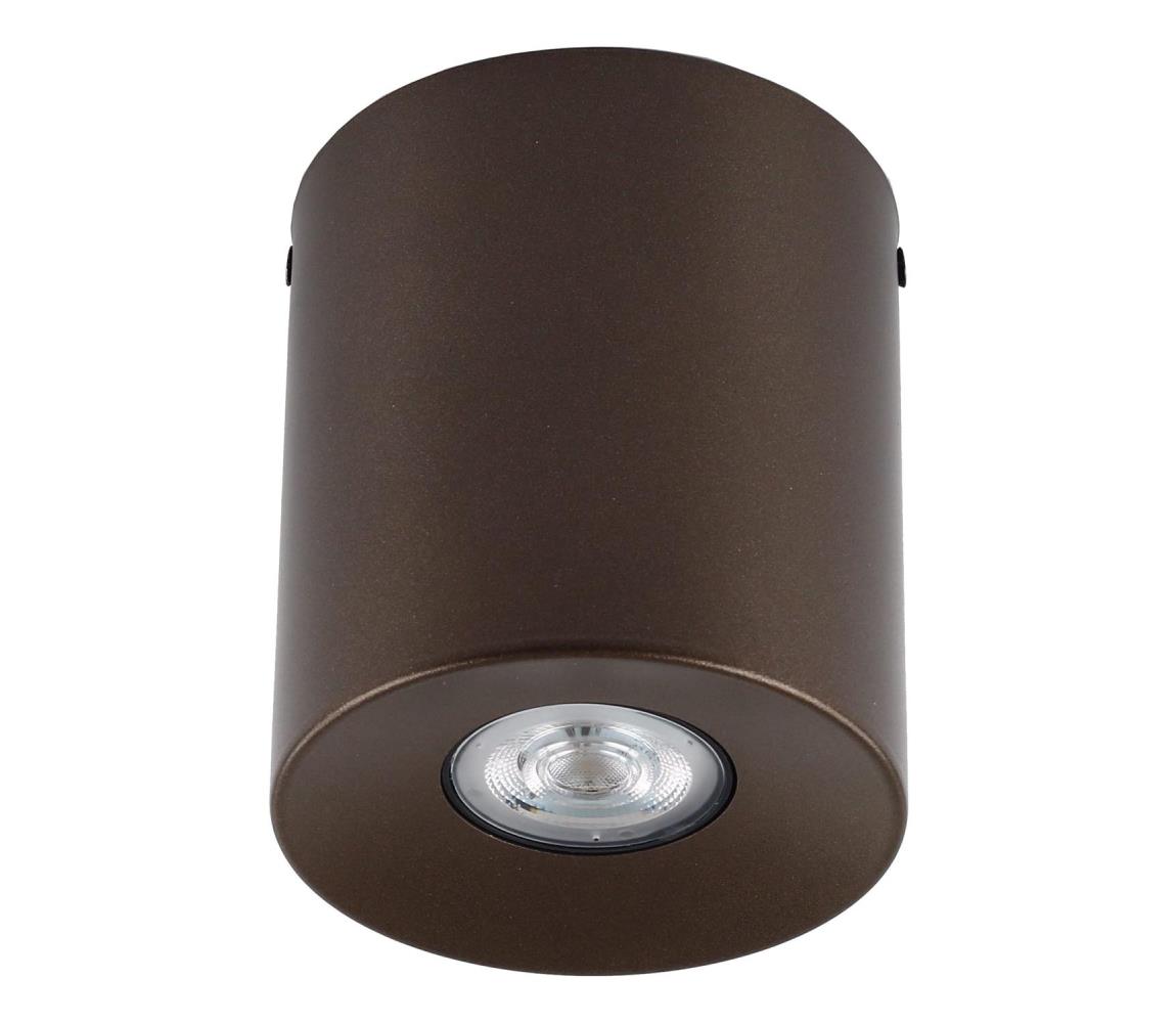 Bodové svietidlo ORION 1xGU10/10W/230V 12,5 cm hnedé 978