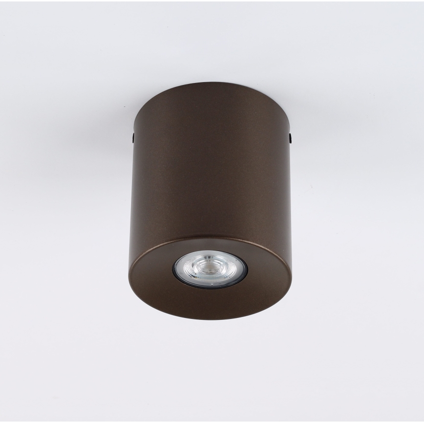 Bodové svietidlo ORION 1xGU10/10W/230V 12,5 cm hnedé