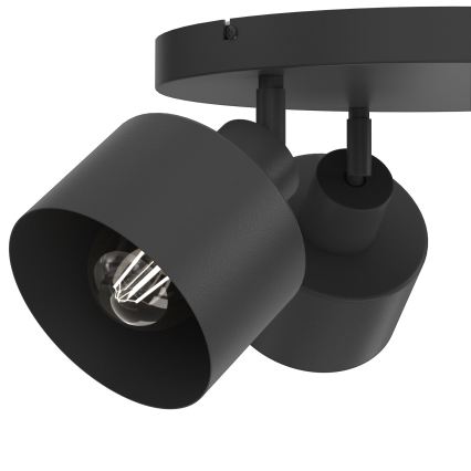 Bodové svietidlo PARKLA 3xE27/15W/230V čierne