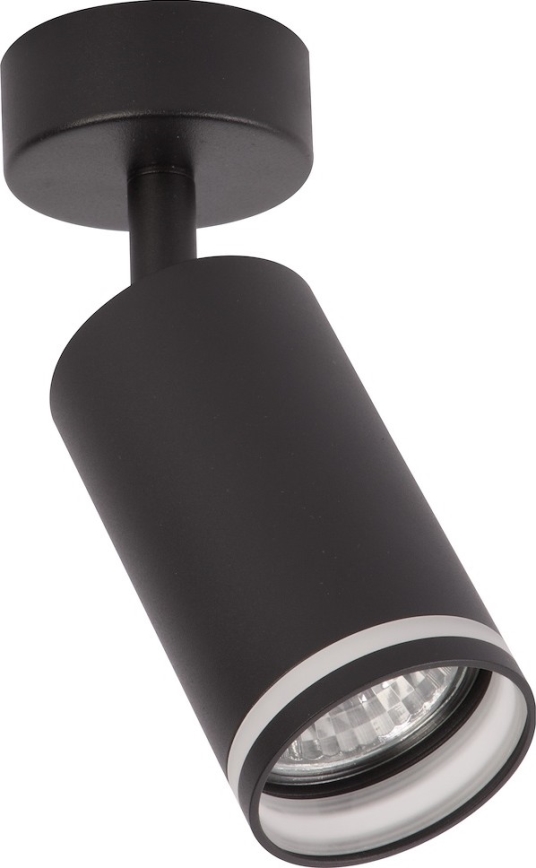 Bodové svietidlo PIPE 1xGU10/10W/230V čierne