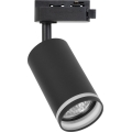 Bodové svietidlo pre 1-fázový lištový systém PIPE 1xGU10/10W/230V čierne