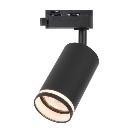 Bodové svietidlo pre 1-fázový lištový systém PIPE 1xGU10/10W/230V čierne