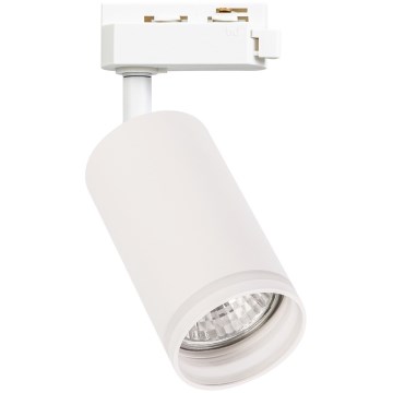 Bodové svietidlo pre jednofázový lištový systém PIPE 1×GU10/10 W/230 V biele