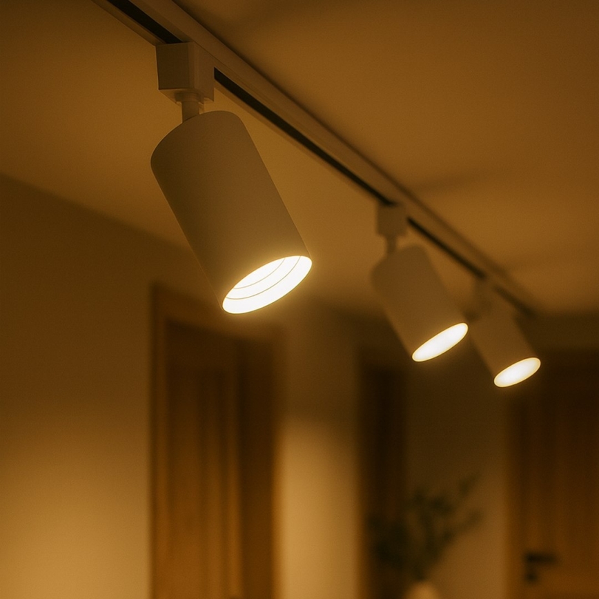 Bodové svietidlo pre jednofázový lištový systém TIGER 1xGU10/10W/230V biele