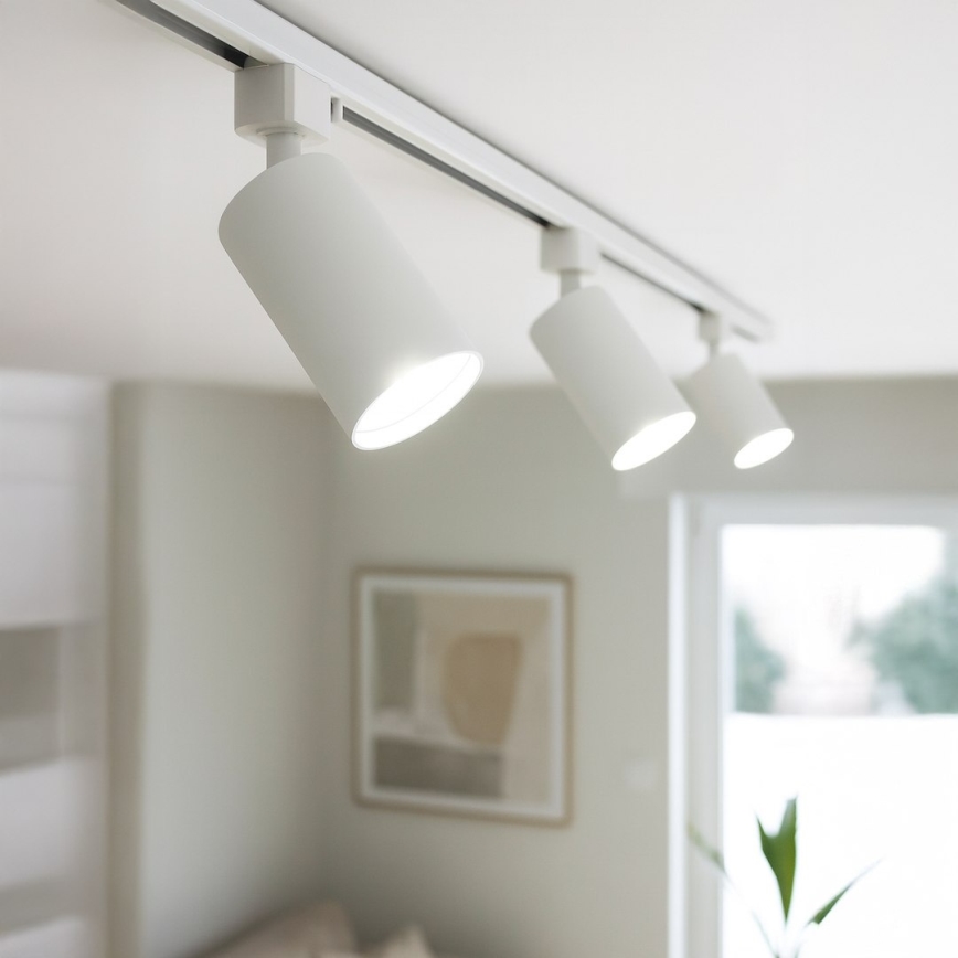 Bodové svietidlo pre jednofázový lištový systém TIGER 1xGU10/10W/230V biele