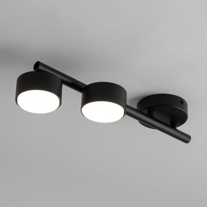 Bodové svietidlo PUNTO 2xGX53/12W/230V čierna