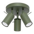 Bodové svietidlo RING 3xGU10/10W/230V zelená