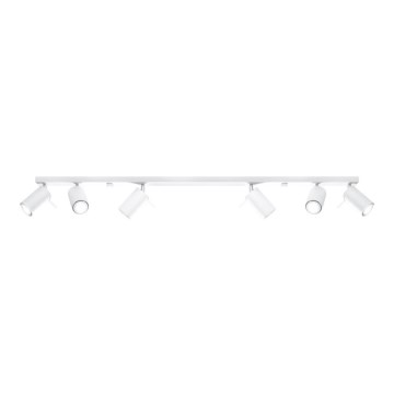 Bodové svietidlo RING 6L 6xGU10/10W/230V biela