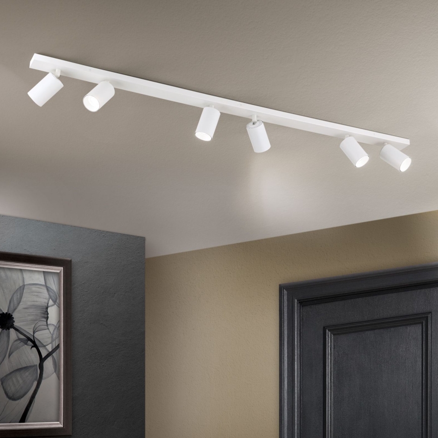 Bodové svietidlo SEAN 6xGU10/13W/230V biela