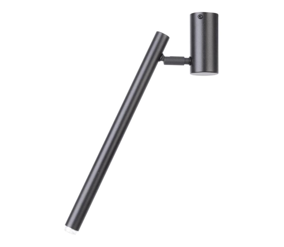 Bodové svietidlo STALACTITE 1xG9/2,5W/230V 40 cm čierna