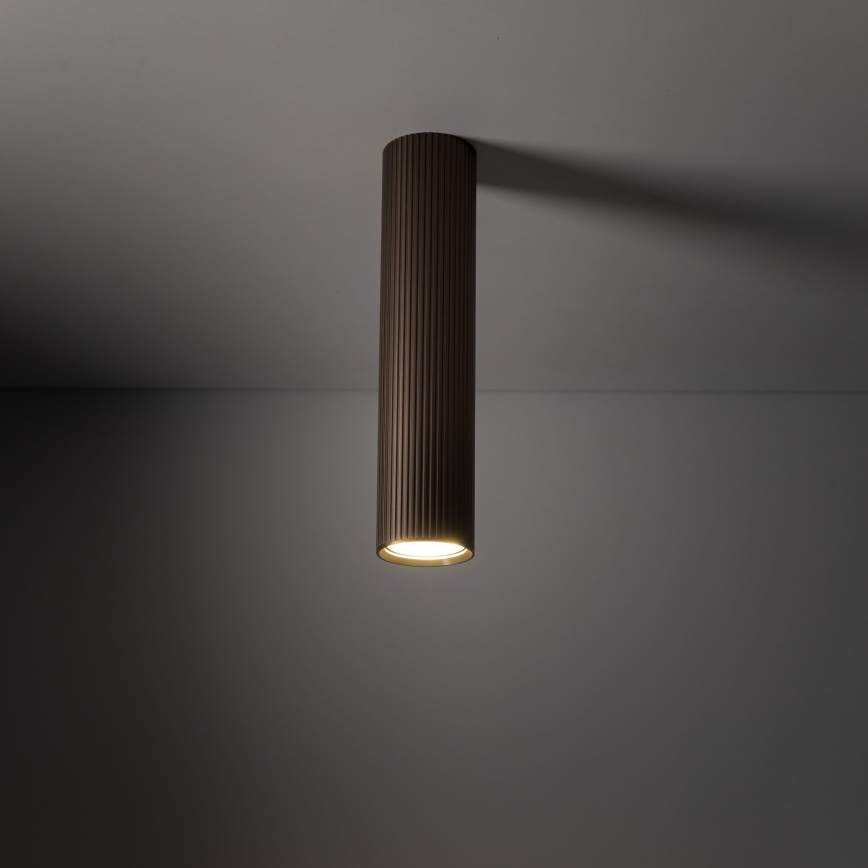 Bodové svietidlo TUNE L 1xGU10/10W/230V 24 cm hnedé