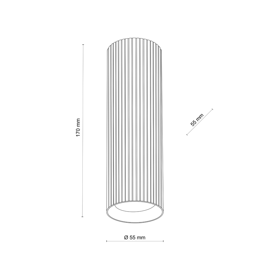 Bodové svietidlo TUNE M 1xGU10/10W/230V 17 cm biele