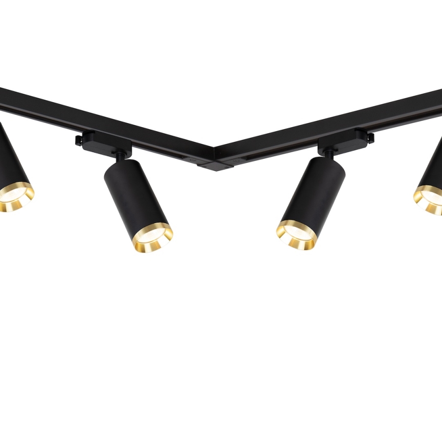 Bodové svietidlo v lištovom systéme MICA 6xGU10/10W/230V čierna/zlatá