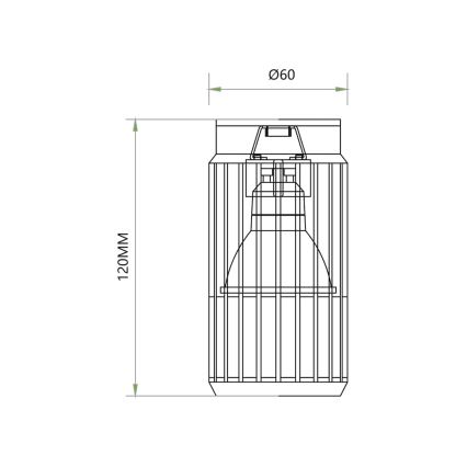 Bodové svietidlo VERTICAL 1xGU10/8W/230V biela