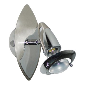 Bodové svietidlo ZEUS 1xR50/40W mat. chróm/chróm Bodové svietidlo ZEUS 1xR50/40W mat. chróm/chróm